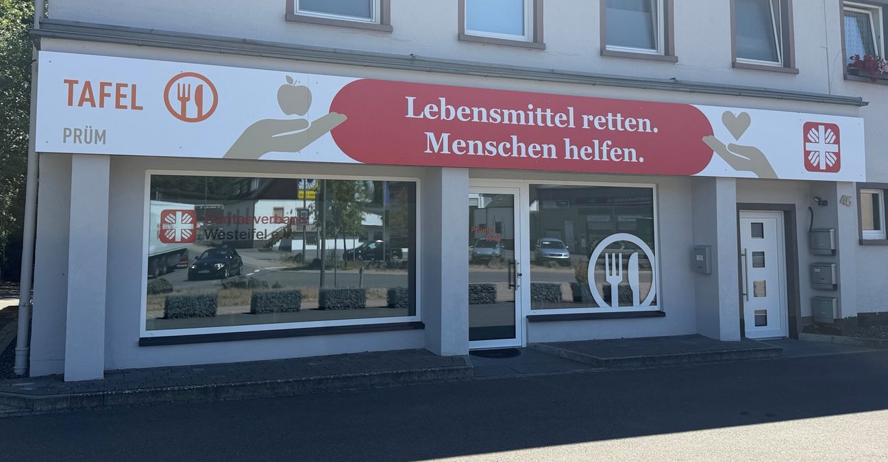 Die neuen Räume der Prümer Tafel im Gerberweg.
