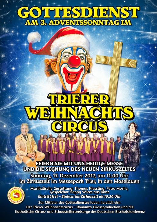 Am dritten Adventssonntag wird das neue Zirkuszelt gesegnet. Foto: FF