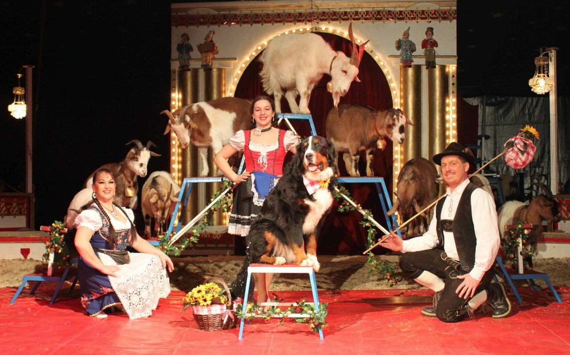 Artisten, Clowns und die Dresseure aus aller Welt geben sich ein Stelldichein im Messepark Trier. Fotos: Weihnachtscircus