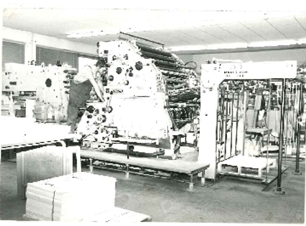 ...und als Pensionär an altern Wirkungsstätte, der digitalen Plattenkopie. Foto: Fö