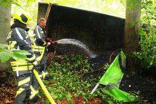 Die Feuerwehr hatte glücklicherweise alles im Griff. Foto: Sebastian Schmitt