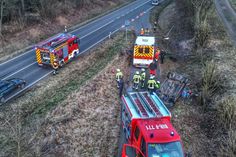 Schwerer Verkehrsunfall bei Sien.