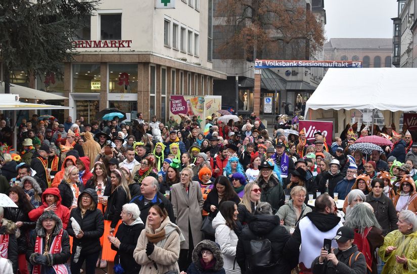 Sessionsauftakt am Kornmarkt im vergangenen Jahr
