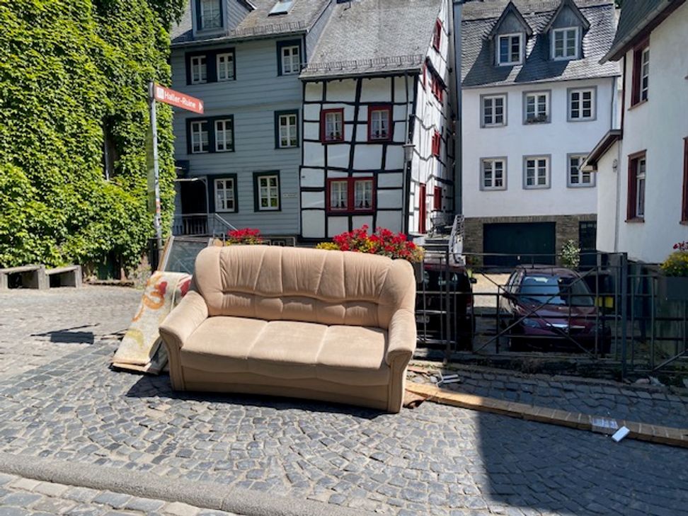 In der Laufenstraße/Im Städchen wurde illegal Müll abgeladen.