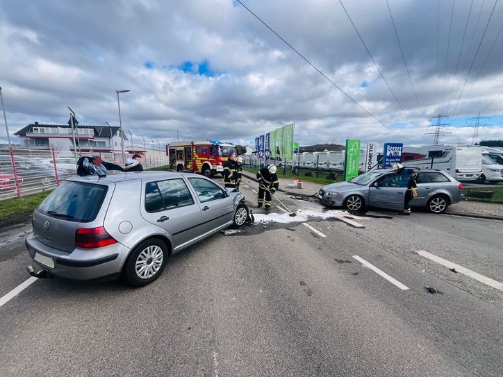 Die Mainzer Straße war nach dem Unfall rund eine Stunde lang voll gesperrt.