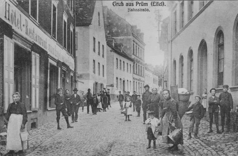 Die Hahnstraße und ihre Bewohner im Jahr 1927