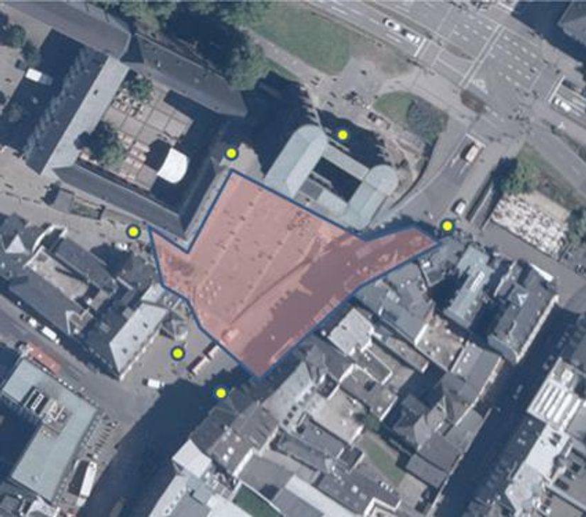 Videoüberwachung im Bereich der Porta Nigra. Foto: Polizei