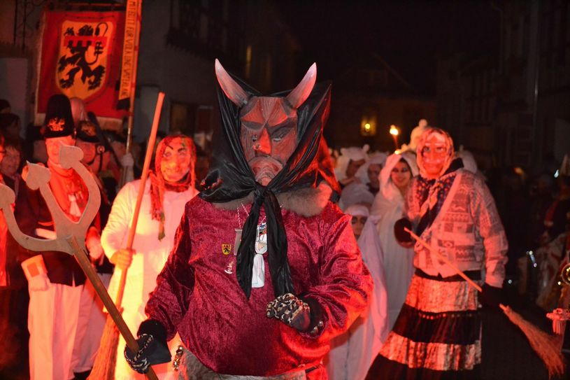 Ein Höhepunkt in Blankenheim ist der Geisterzug.