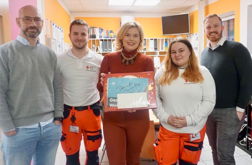 Julia Klöckner beim DRK Idar-Oberstein.