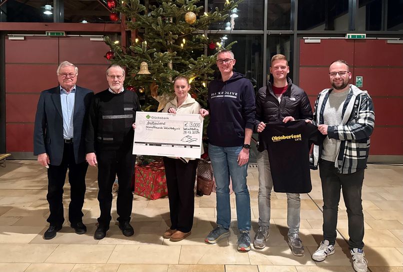 v.l.n.r. Klaus Cristmann, Rudi Müller, Susanne Birk, Christoph Biegel, Elias Görge, Robin Schneider