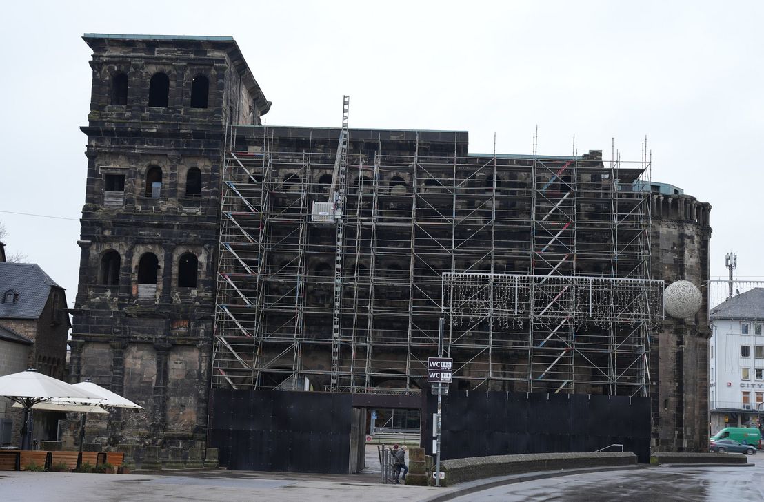 Das historische Wahrzeichen von Trier wird saniert.
