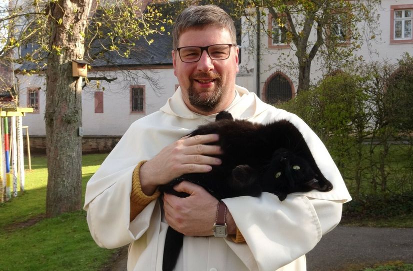 Liebt die Tiere: Pater Albert.