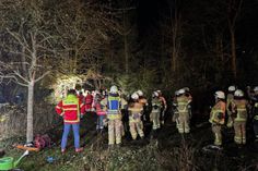 Neben der Bergwacht Ettringen, der Höhenretter der Berufsfeuerwehr Koblenz war auch die Feuerwehr Mendig im Einsatz.