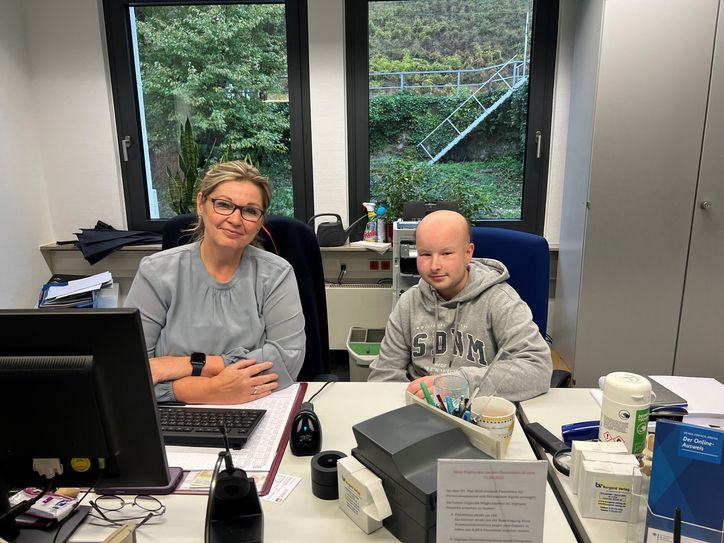 In der Verbandsgemeindeverwaltung Cochem stand unter anderem ein Besuch im Meldeamt auf dem Programm.