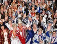 Närrische Hoheiten beim Prinzenempfang