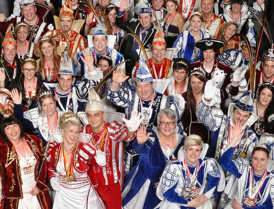 Närrische Hoheiten beim Prinzenempfang