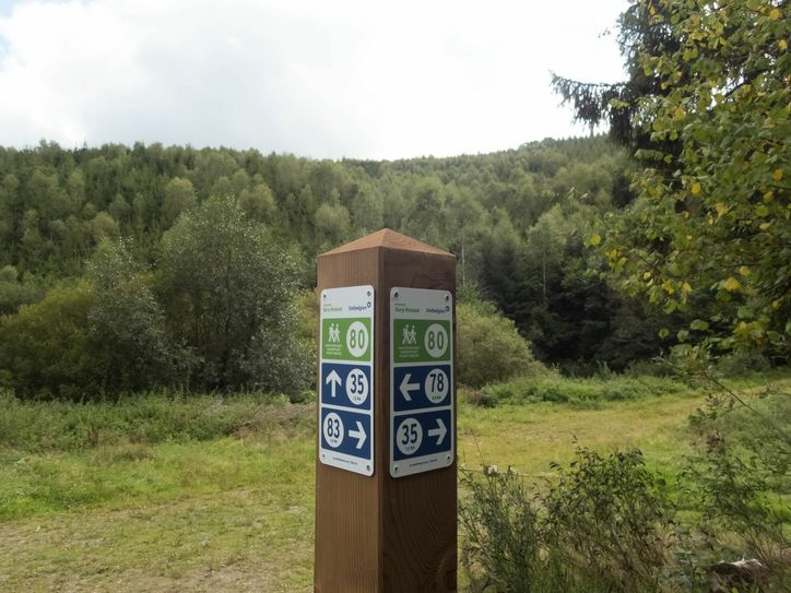 Die Verknüpfung der lokalen Wanderschleifen zu einem zusammenhängenden Wegenetz, welches sich flächendeckend über die Region zieht. Das ist das Ziel des neuen Wanderknotenpunktsystems durch alle Kommunen Ostbelgiens.