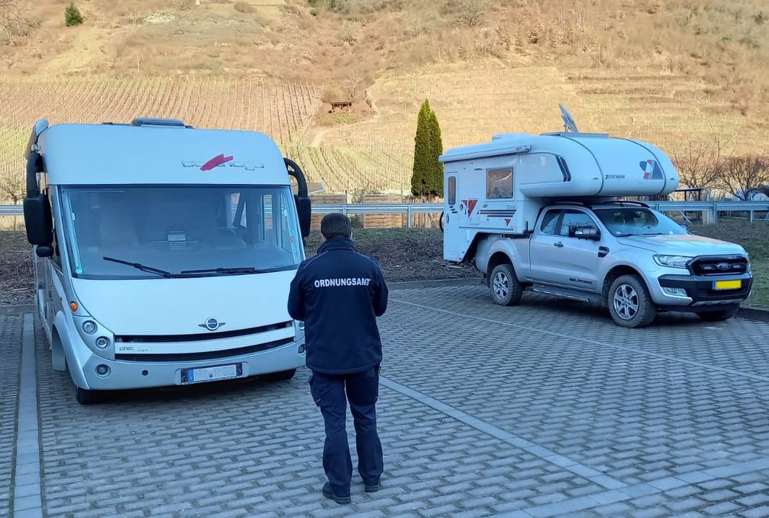 Mitarbeiter des Ordnungsamtes der Verbandsgemeinde Cochem kontrollierten insbesondere "Wohnmobilisten".