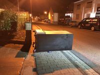 Umgeworfener Automat in Igel