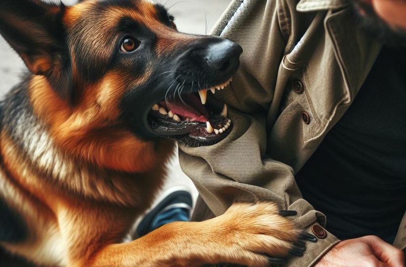 Als der 26-Jährige auf den Hund einschlug, biss das Tier zu. Der Randalierer wurde dabei leicht verletzt.