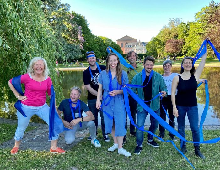 Mit dem Ensebmle können die großen und kleinen Besucher im Lottoforum auf den Grund des Meeres mit dem bekannten Märchen der kleinen Meerjungfrau reisen. Foto: Tufa
