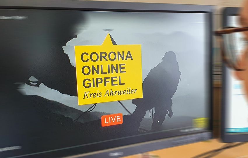 Über 12.000 Personen verfolgten den virtuellen Event, bei dem Experten in einem Live-Talk und verschiedenen Themen-Chats den Unternehmen Rede und Antwort standen. Foto: Kreisverwaltung Ahrweiler