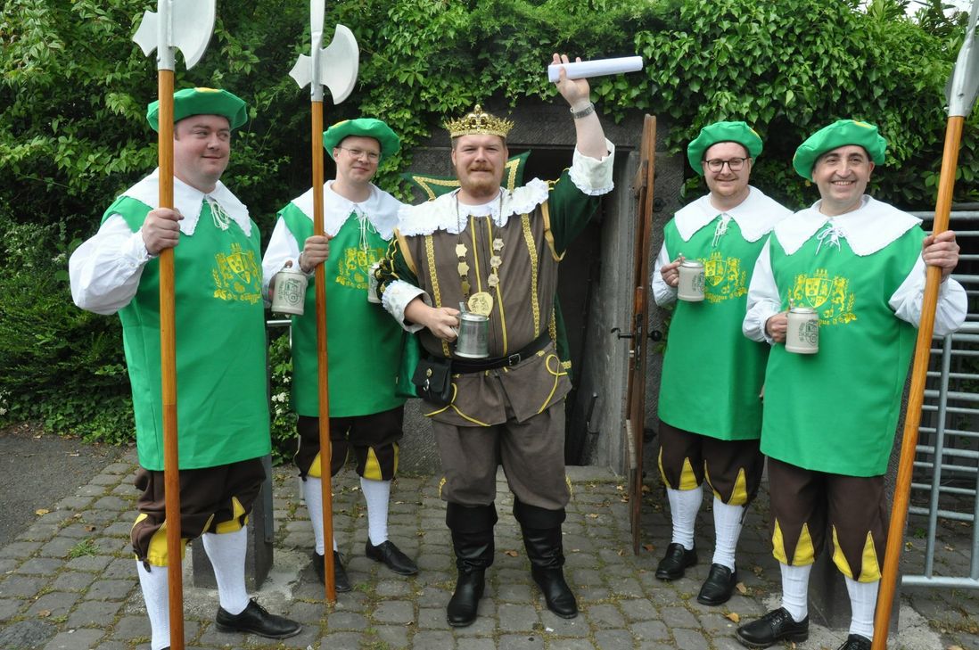 Bierkönig Gambrinus ist wieder da.
