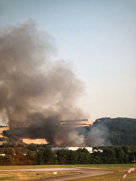 Flächenbrand. Foto: Anette Weidler