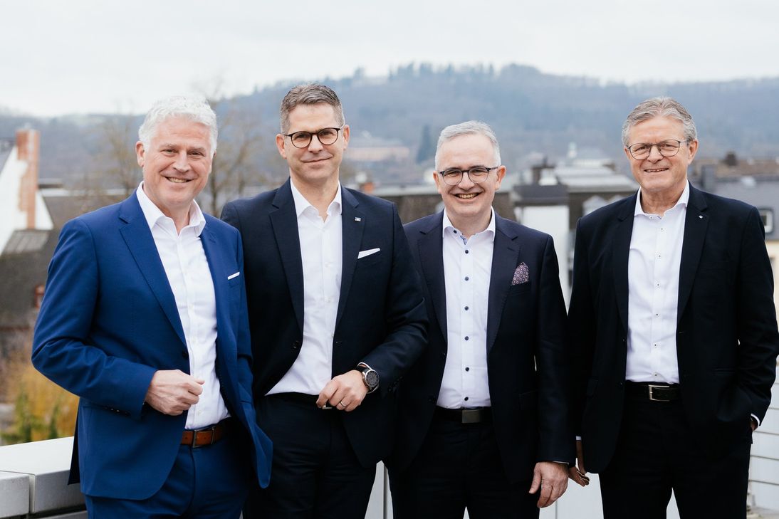 Der Vorstand (von links): Andreas Theis, Peter Michels, Michael Simonis und Alfons Jochem.
