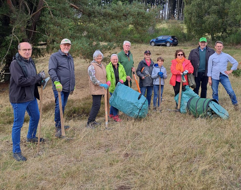 Im Einsatz für die Heide.