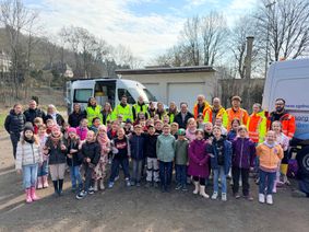 Die Untere Wasserbehörde organisierte eine Wasserolympiade für die Schüler der Clemens-Grundschule Mayen.