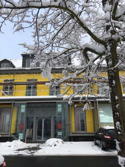 Winterwunderland auf dem Petrisberg. Foto: Neumann