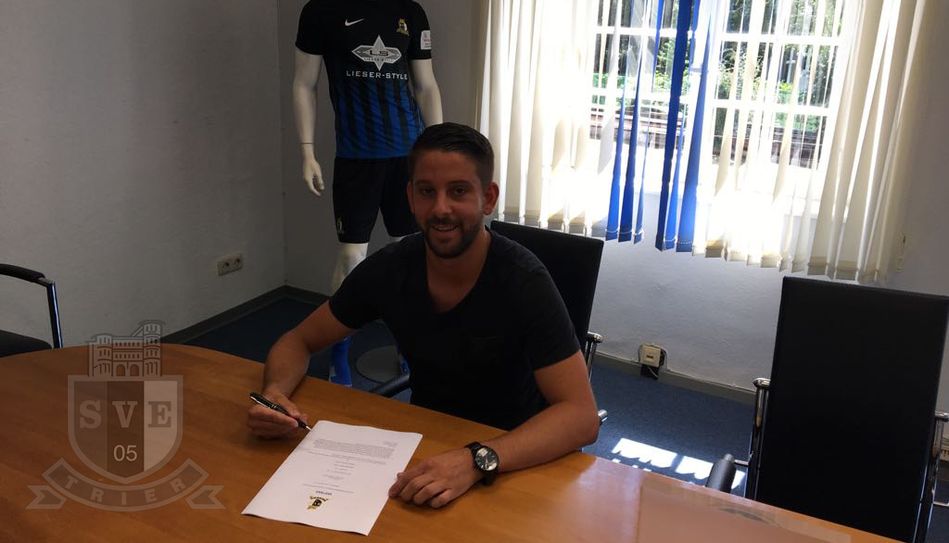 Eintracht Trier hat Christoph Anton verpflichtet. Der 26-Jährige kehrt von Titus Petange in die älteste Stadt Deutschlands zurück. Foto: Verein