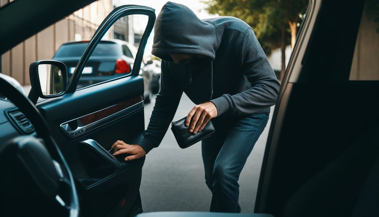 Symbolbild: Nachdem ein 34-Jähriger gerade erst aus dem Polizeigewahrsam entlassen worden war versuchte er sofort wieder Bargeld aus Autos zu stehlen.