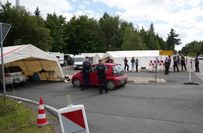 Eine Großkontrolle fand auf der B327 bei Hausbay statt.