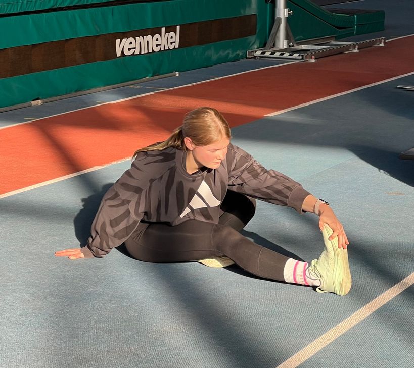 Lina Näkel (13) landete im auf Platz zwei des »Talent-Mehrsprung-Cups«.