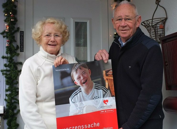 Edith und Herbert Rupp haben sich sehr über das gute Spendenergebnis gefreut.