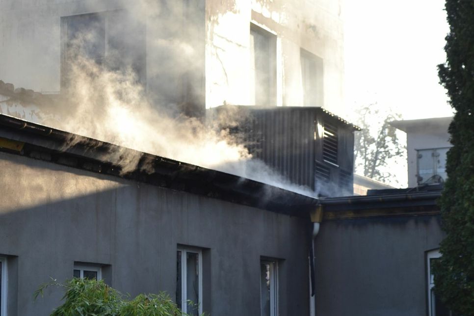 Großbrand in Bad Neuenahr. Foto: Mager