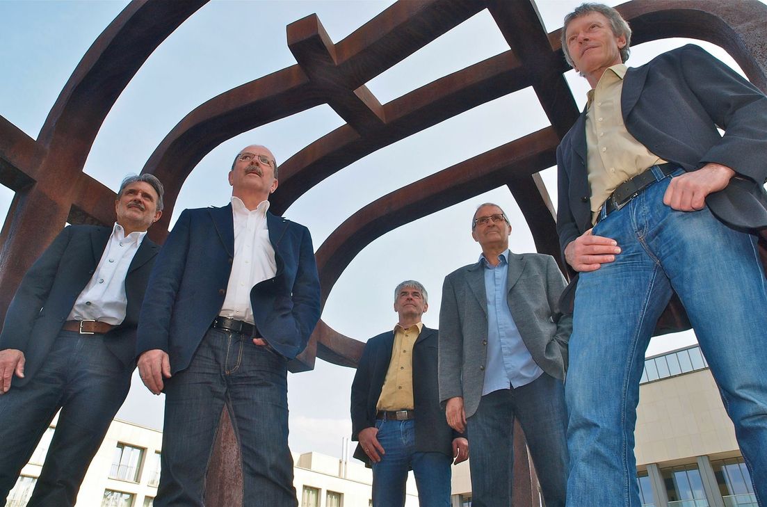 Die H.A.T.-Boys treten im Brunnenhof auf. Foto: FF