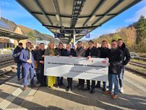 Feierliche Einweihung des modernisierten Kirner Bahnhofs.