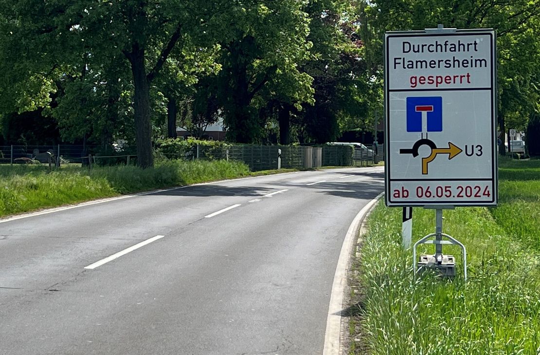 Christian-Schäfer-Straße muss gesperrt werden