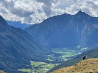 Das Foto zeigt den Blick vom Pfitscherjochhaus.