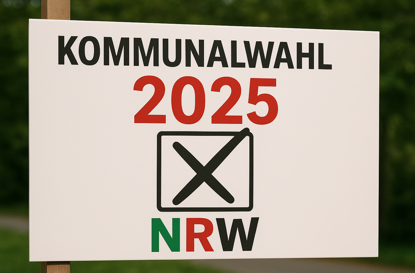 Quer durch Nordrhein-Westfalen werden am Sonntag die Räte von Städte und Gemeinden, Bürgermeister, Landräte und ein Städteregionsrat gewählt.