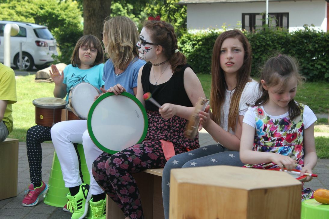 Impressionen vom Projekt. Fotos: Projektgruppe Dokumentation der Martinusschule Reinsfeld und AFA Hermeskeil