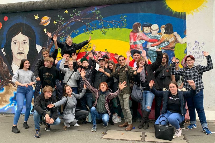 20 Jugendliche haben an einer Ferienfahrt der Mobilen Jugendarbeit Nordeifel und des Jugendcafés Simmerath teilgenommen. Die fünf Tage in Berlin wird wohl keiner aus der Gruppe so schnell vergessen. Foto: Lara Brammertz