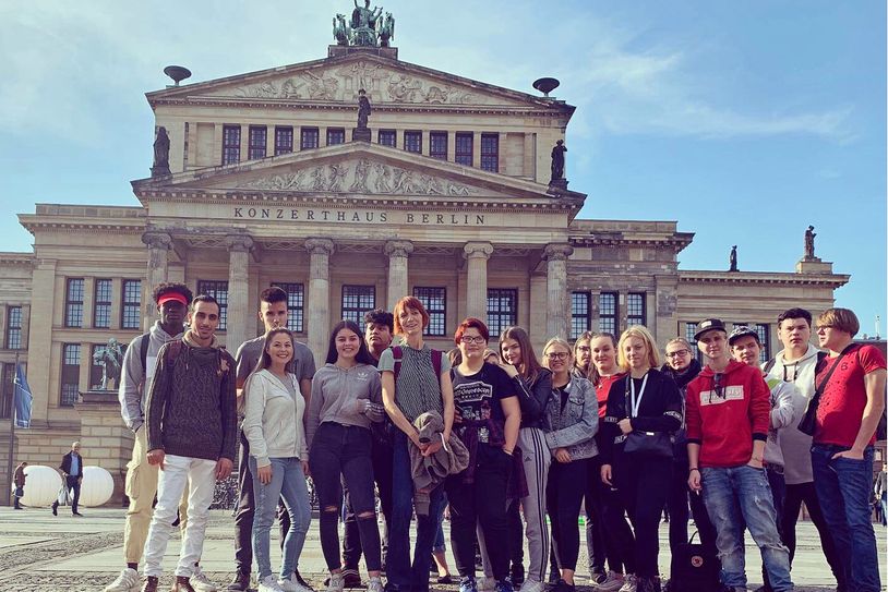 20 Jugendliche haben an einer Ferienfahrt der Mobilen Jugendarbeit Nordeifel und des Jugendcafés Simmerath teilgenommen. Die fünf Tage in Berlin wird wohl keiner aus der Gruppe so schnell vergessen. Foto: Lara Brammertz