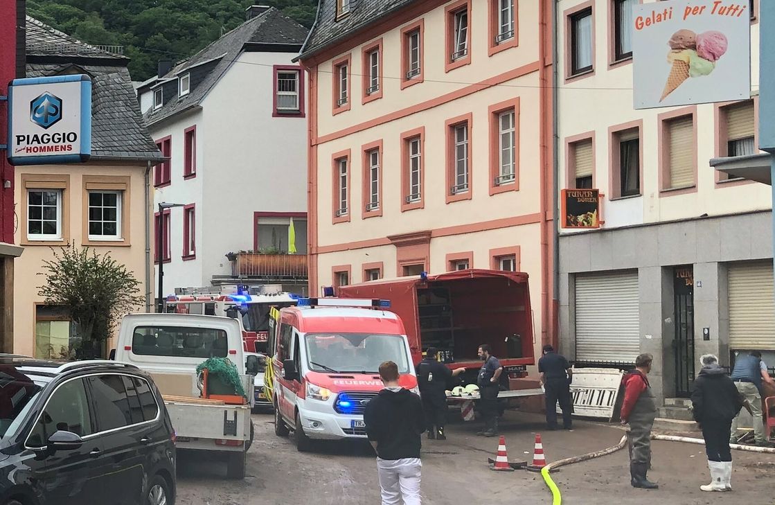 Verwüstungen in Ehrang. Foto: Finkenberg