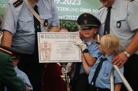 Auch die Jüngsten waren mit Stolz dabei.