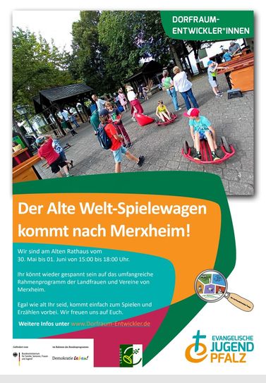 Alte Welt Spielewagen