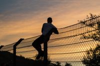 Hier wird schon mal für das nächtliche Zugucken geübt.